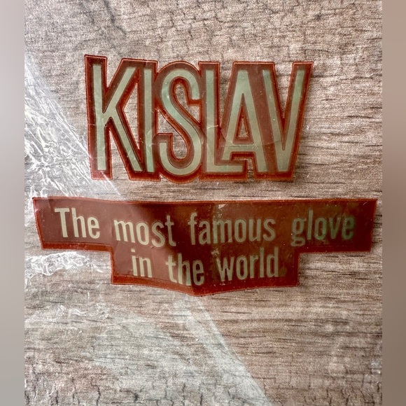 Vintage Ladies Brown KISLAV Kid Leather Gloves - Size Small - 1950s - - Picture 9 of 9